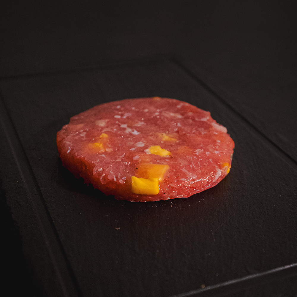Burger de pollo cheddar y bacon (4x120gr) - Imagen 4